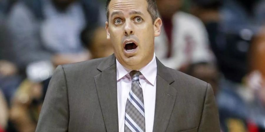 Frank Vogel soll vor der Verpflichtung als Trainer der Los Angeles Lakers stehen. Foto: Erik S. Lesser/EPA