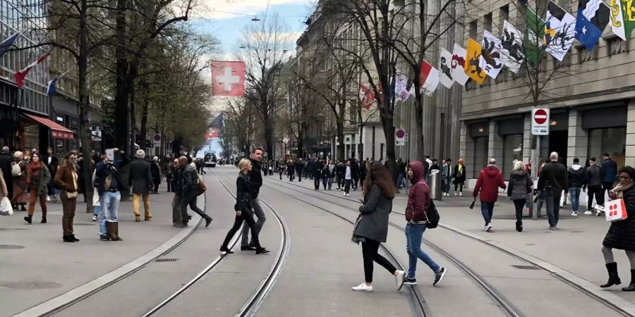 Nach der Demo liess nicht mehr auf die Menschenmassen zurückschliessen.