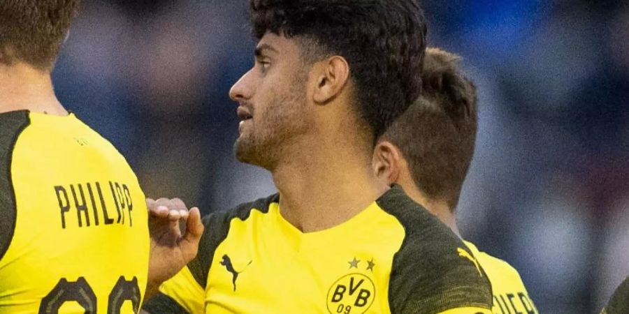 BVB-Spieler Mahmoud Dahoud geht gelassen in das Spiel beim FC Bayern München. Foto: David Inderlied/dpa