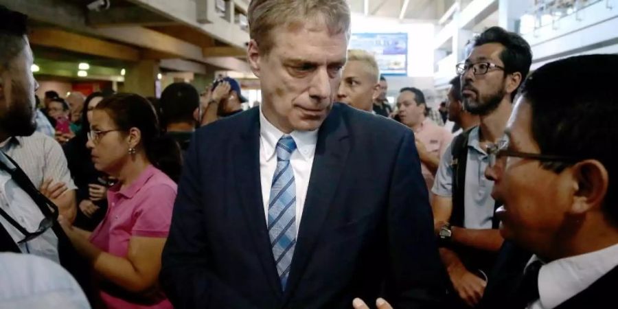 Daniel Kriener, deutscher Botschafter in Venezuela, hat das südamerikanische Krisenland verlassen. Foto: Rafael Hernandez