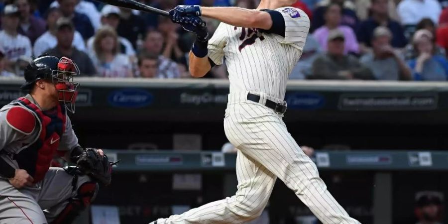 Max Kepler spielt in der Major League Baseball für die Minnesota Twins. Foto: Aaron Lavinsky/Minneapolis Star Tribune/TNS via ZUMA Wire