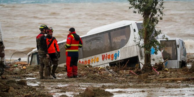 Schweres Unwetter auf Ischia