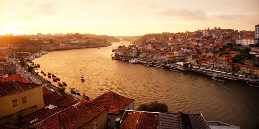 Porto Fluss Douro Portugal Portwein