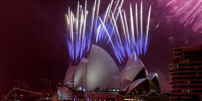Silvester in Sydney. Silvester in Sydney.