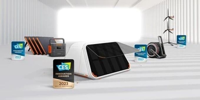 Jackery-Produkte wurden auf der CES in Las Vegas mit Innovationspreisen ausgezeichnet. jackery