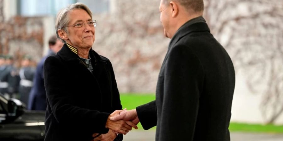 Elisabeth Borne und Olaf Scholz