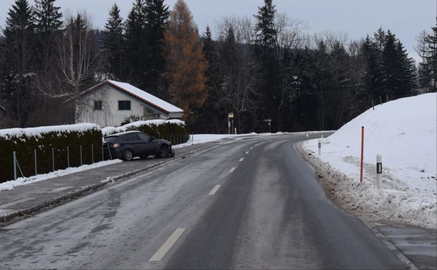 Beim Unfall entstand ein Sachschaden.