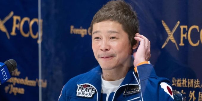 Der japanische Milliardär Yusaku Maezawa Der japanische Milliardär Yusaku Maezawa