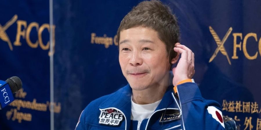 Der japanische Milliardär Yusaku Maezawa