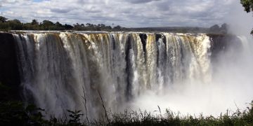 Simbabwe Wasserfälle Viktoria Panorama