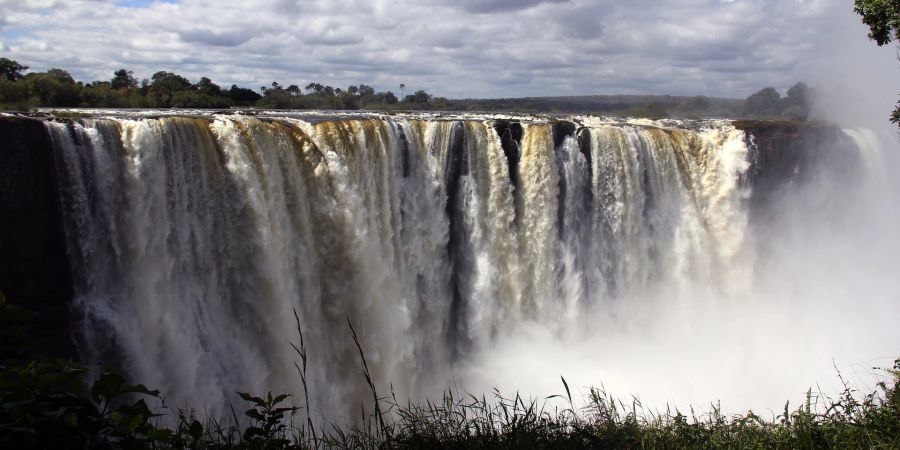 Simbabwe Wasserfälle Viktoria Panorama
