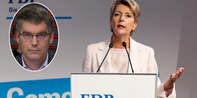SP-Fraktionspräsident Roger Nordmann befürchtet Schlimmes, weil FDP-Bundesrätin Karin Keller-Sutter dem Finanzdepartement vorsteht. «Arena»