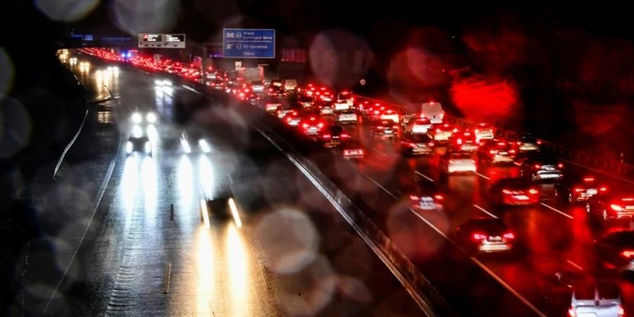 Stau auf einer Autobahn
