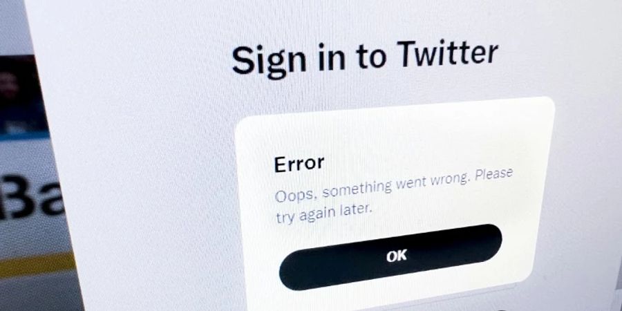 Technische Probleme bei Twitter