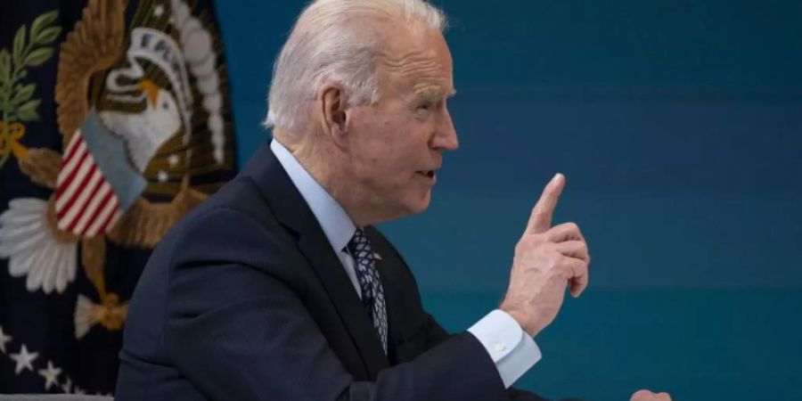 US-Präsident Joe Biden hat Luftangriffe gegen pro-iranische Milizen in Syrien befohlen. Foto: Evan Vucci/AP/dpa