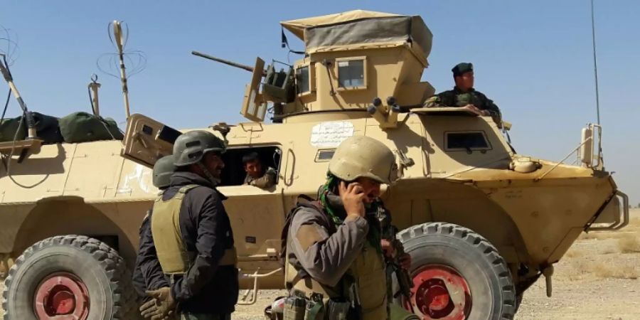 Afghanische Sicherheitskräfte in der Provinz Helmand