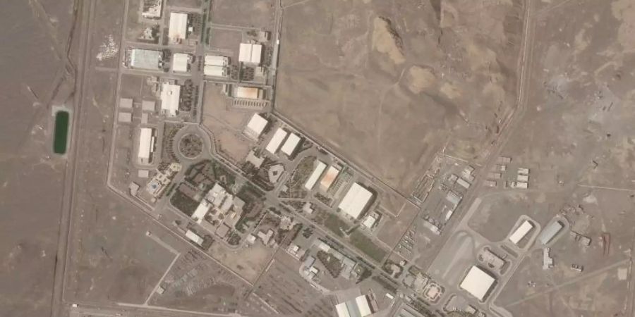 Die iranische Nuklearanlage Natans. Foto: Planet Labs Inc./AP/dpa