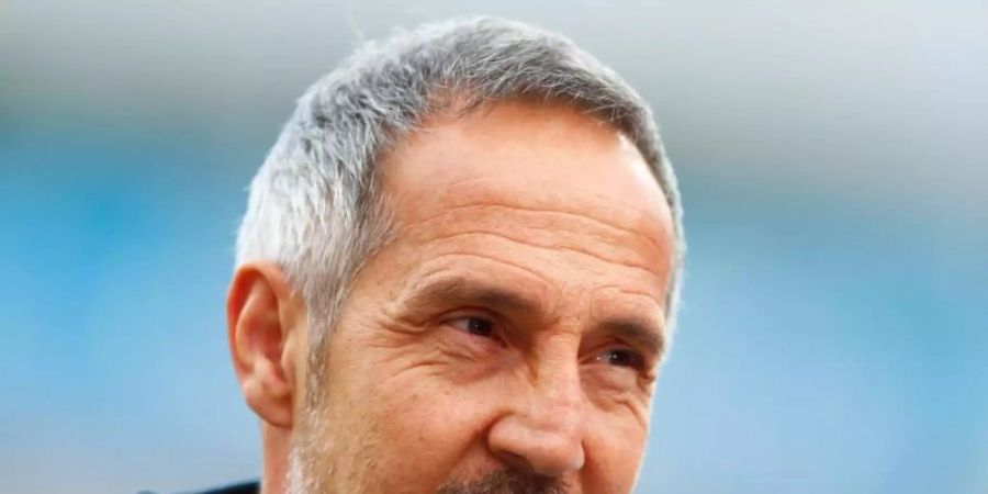 Trainer Adi Hütter kommt aus Frankfurt nach Mönchengladbach. Foto: Thilo Schmuelgen/Reuters-Pool/dpa