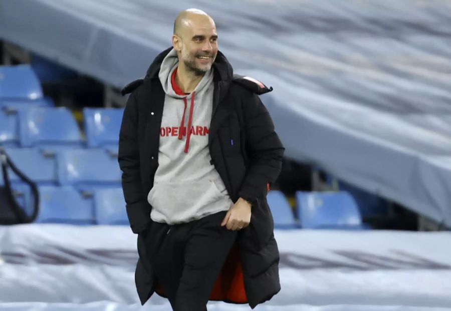 Pep Guardiola spielt im Viertelfinal der Champions League mit Manchester City gegen den BVB.