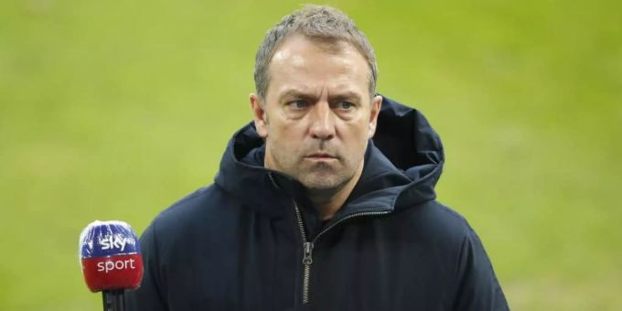 Der Cheftrainer des FC Bayern München: Hansi Flick. Foto: Leon Kuegeler/Reuters/Pool/dpa Der Cheftrainer des FC Bayern München: Hansi Flick. Foto: Leon Kuegeler/Reuters/Pool/dpa