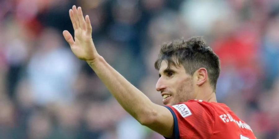 Verlässt die Bayern nach Saisonende: Javi Martinez. Foto: Matthias Balk/dpa