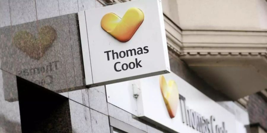 Ein Büro des ehemaligen Reiseveranstalters Thomas Cook in Düsseldorf. Foto: Martin Gerten/dpa