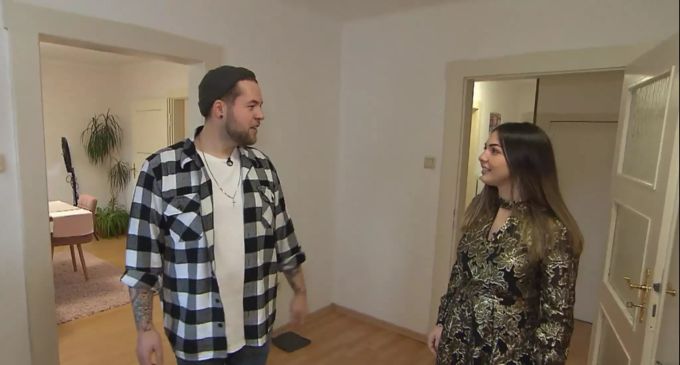 «DSDS»-Kandidatin Katharina präsentiert ihre neue Wohnung. Katharina und Marvin
