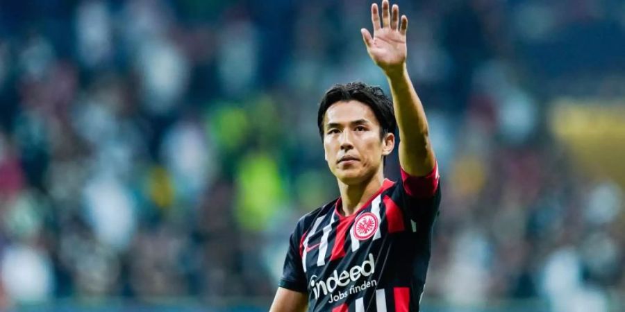 Makoto Hasebe spielt seit 2014 für die Frankfurter Eintracht. Foto: Uwe Anspach/dpa