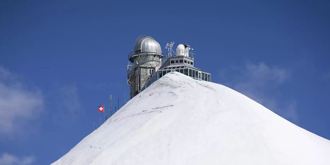 Auf dem Jungfraujoch ist am Mittwochmorgen ein April-Temperaturrekord gemessen worden. (Symbolbild) Kaltfront