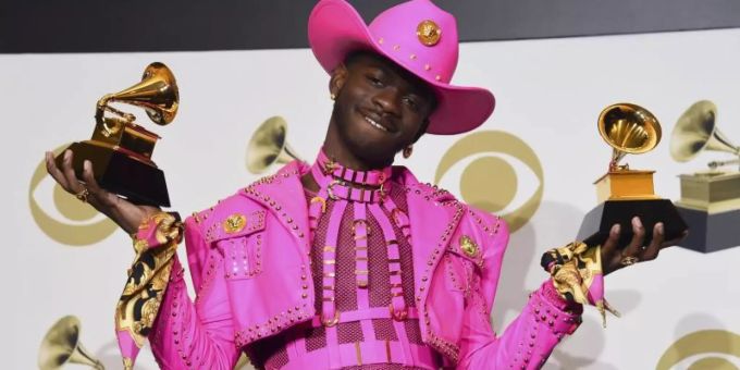 Rapper Lil Nas X bei der Grammy-Verleihung 2020. Lil Nas X