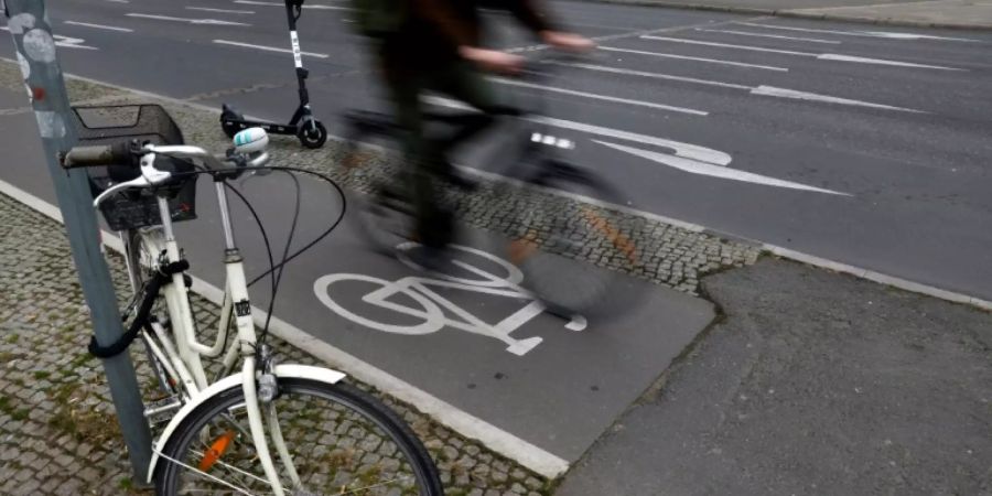Fahrradfahrer in Berlin