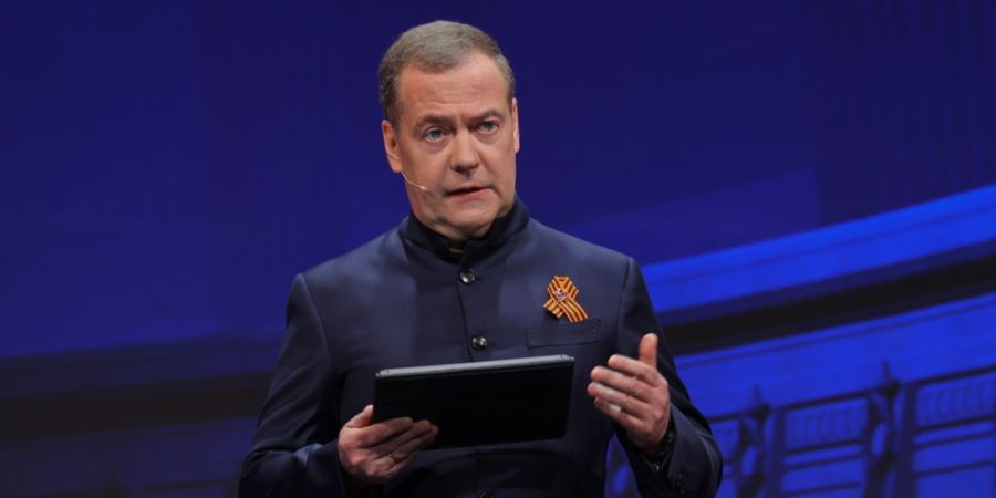 Medwedew Auftritt Drohung