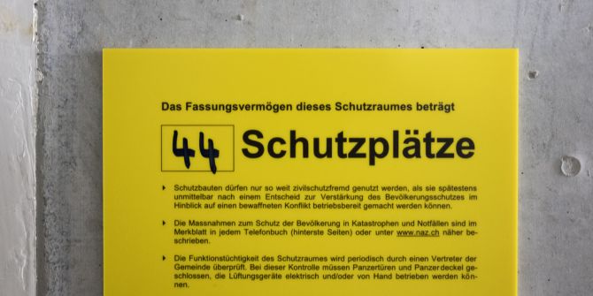 Schutzräume in der Schweiz