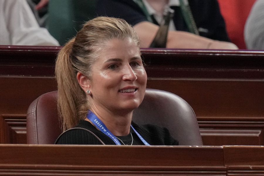 Beim Show-Comeback sass auch Ehefrau Mirka auf der Tribüne.