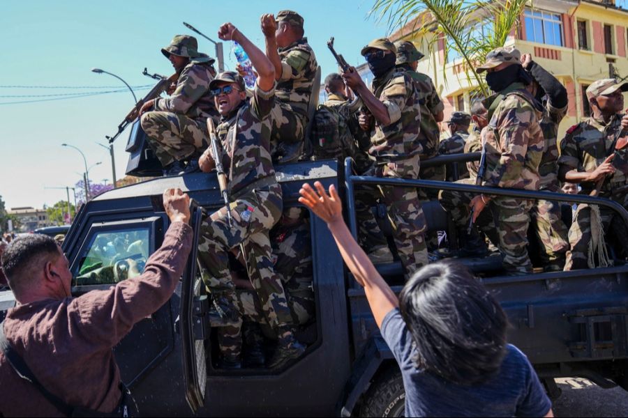 Madagaskar Putsch Soldaten