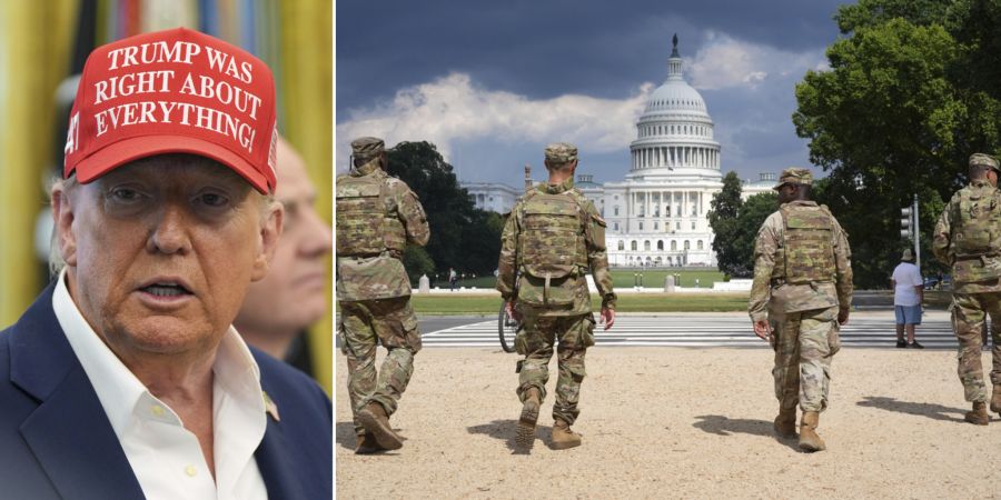 Donald Trump Nationalgarde Washington