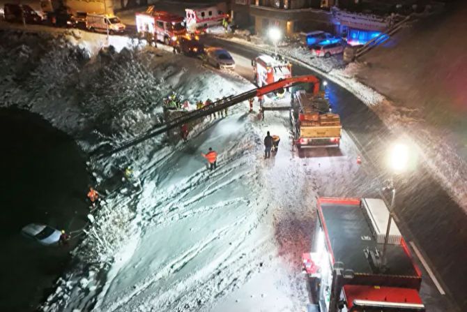 Lungerersee Autounfall