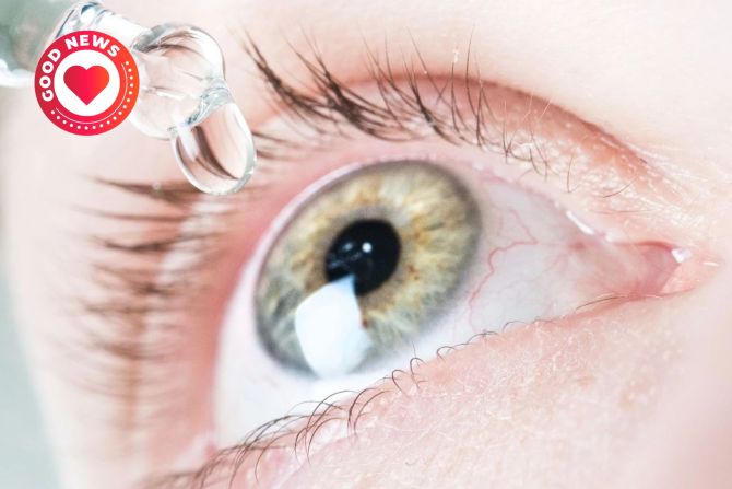 Augentropfen Lesebrille