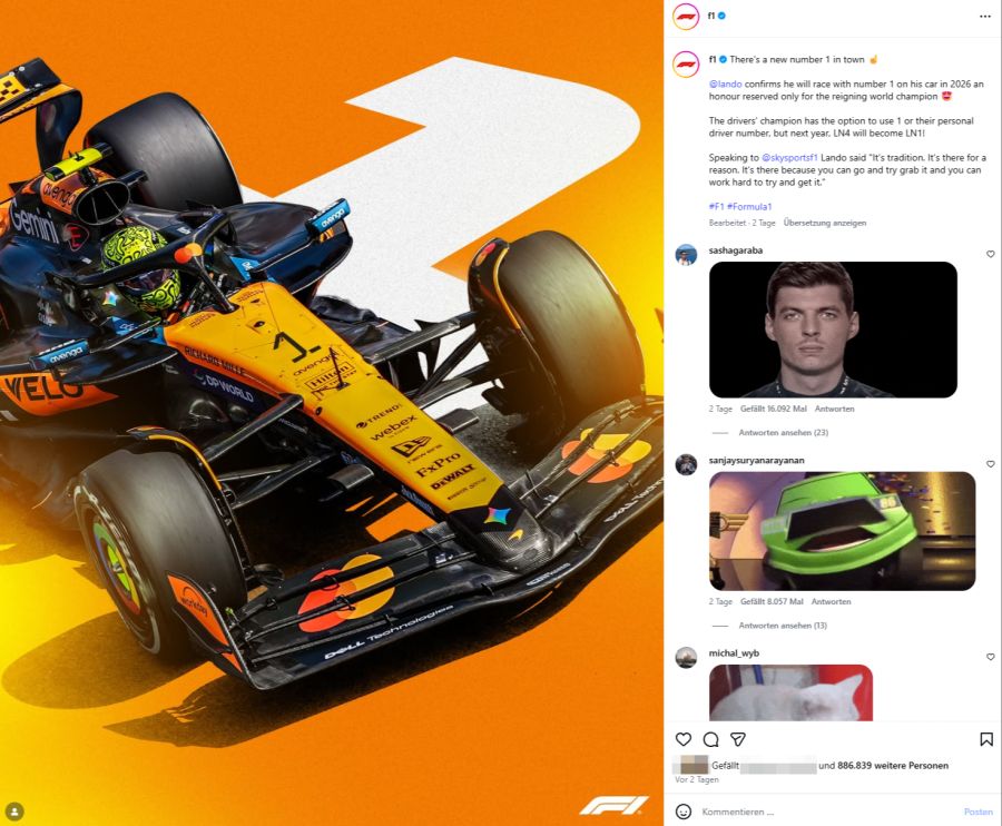 Lando Norris McLaren