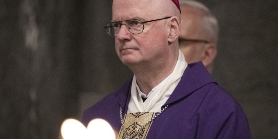 Das Bistum Lausanne, Genf und Freiburg, im Bild Bischof Charles Morerod, hat finanzielle Probleme. (Archivbild)