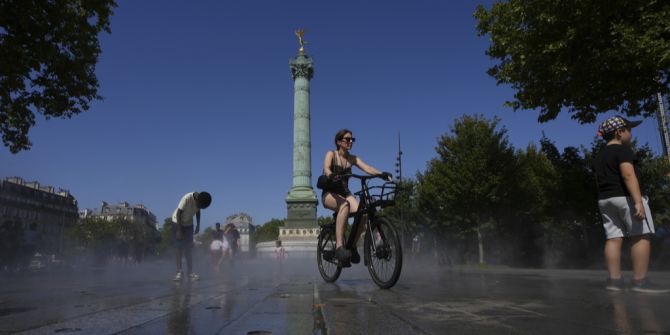 Hitzewelle Paris