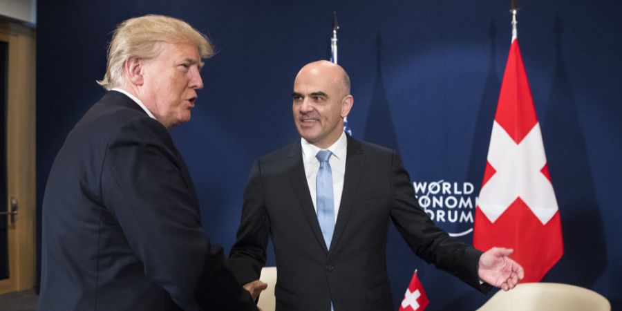 Alain Berset Donald Trump