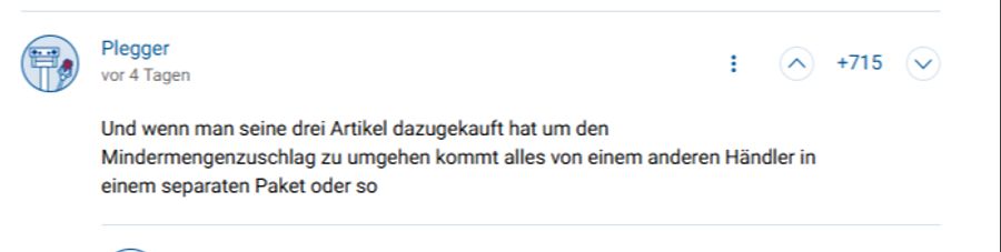 Grund: Nicht alles kommt aus einem zentralen Lager.