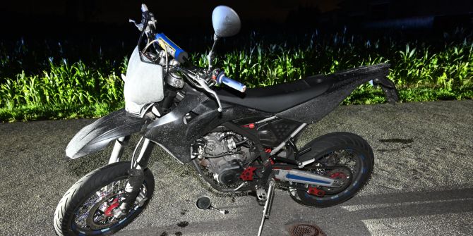 Unfall Motorrad Reh