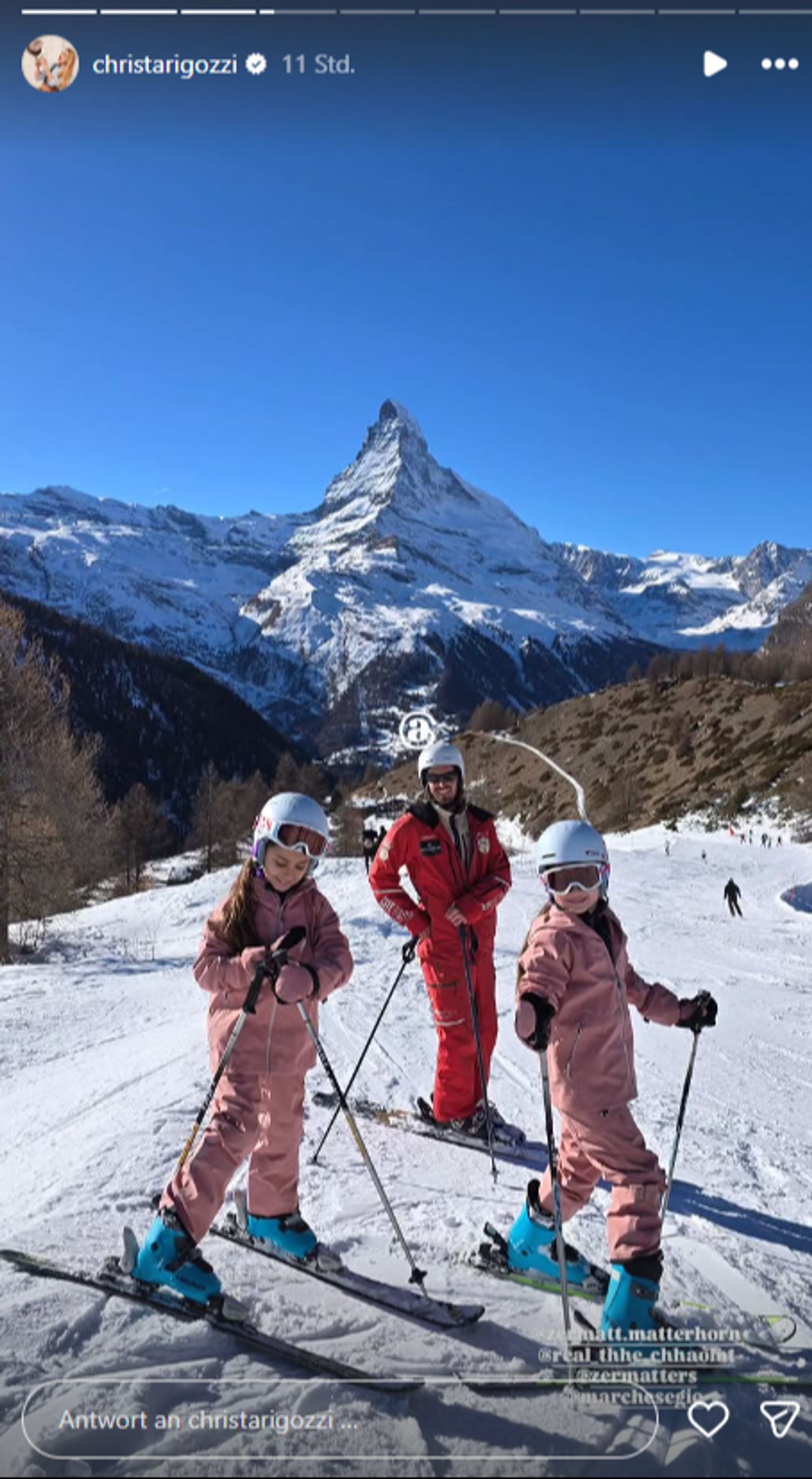 Töchter auf Piste: Christa Rigozzi macht Skiferien in Zermatt VS | Nau.ch