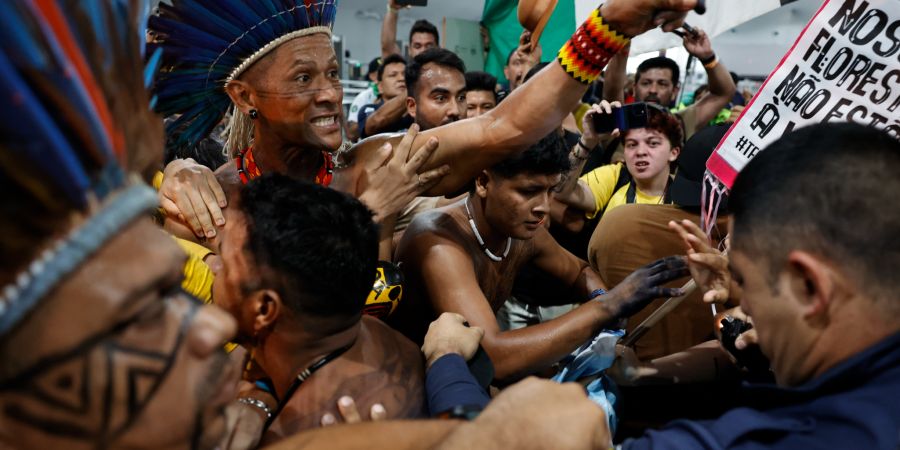 Protesters try to storm UN Climate Change Conference (COP30) headquarters in Brazil