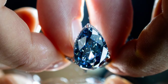 «Mellon Blue»-Diamant