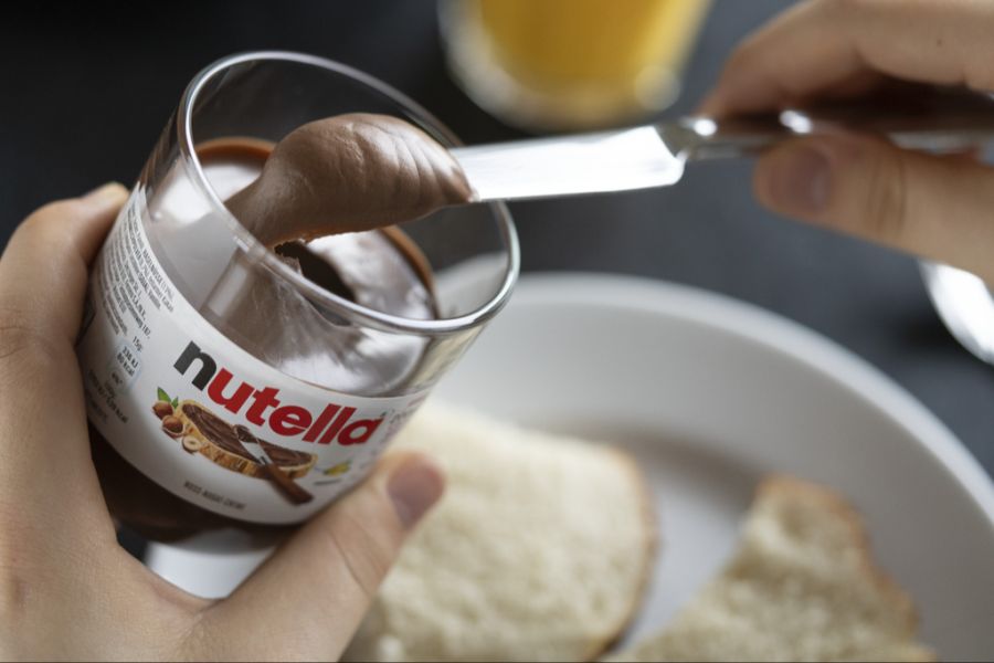 Glas Nutella