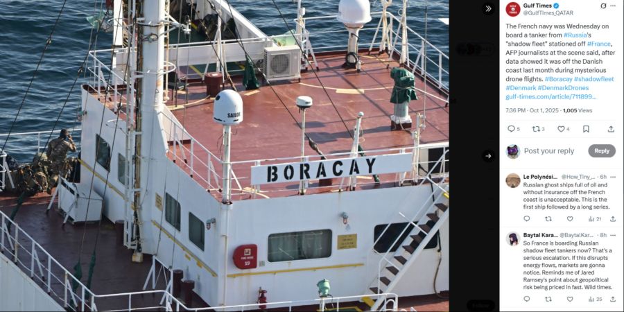 Schattenflotte Russland Drohnen