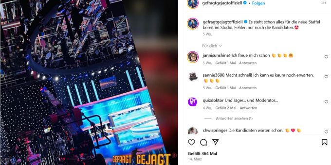 gefragt gejagt